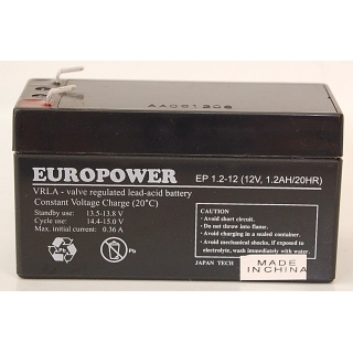 1.2 Ah EUROPOWER AKUMULATOR ŻELOWY