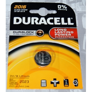 BATERIA 3V 2016 DURACELL