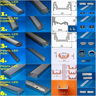 KINKIET LED DŁ. 100 CM