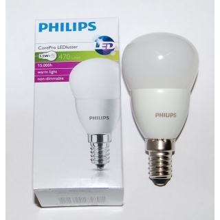 Żarówka PHILIPS LED KULKA E14 5W