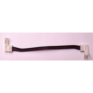 ZŁĄCZKA DO TAŚM LED RGB 10mm ZŁĄCZKA/KABELEK/ZŁĄCZKA